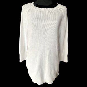 Tommy Hilfiger Women’s White Pull Over Sweater